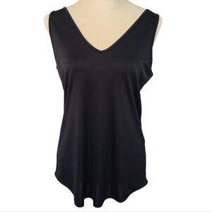 White House Black Market Convertible Tank Cami Lagenlook Goth Base Layer Women M